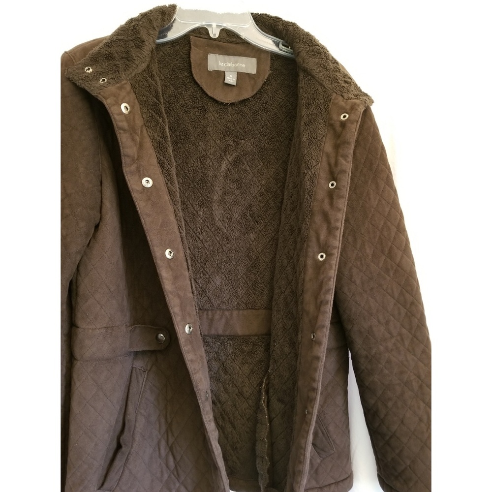 Liz Claiborne soft quilted coat - Picture 5 of 6